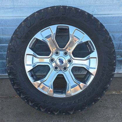 2021-2023 20" FORD F150 POLISHED WHEELS TOYO TIRES ML3Z1007LA #4498