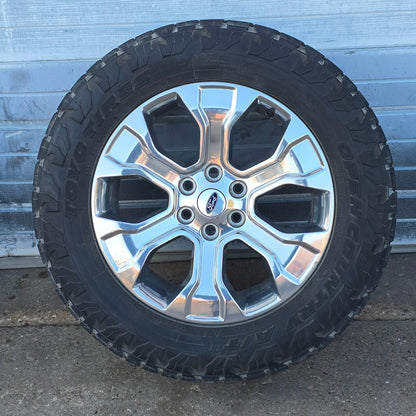 2021-2023 20" FORD F150 POLISHED WHEELS TOYO TIRES ML3Z1007LA #4498