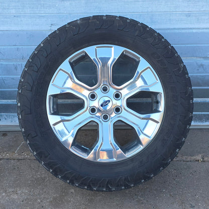 2021-2023 20" FORD F150 POLISHED WHEELS TOYO TIRES ML3Z1007LA #4498
