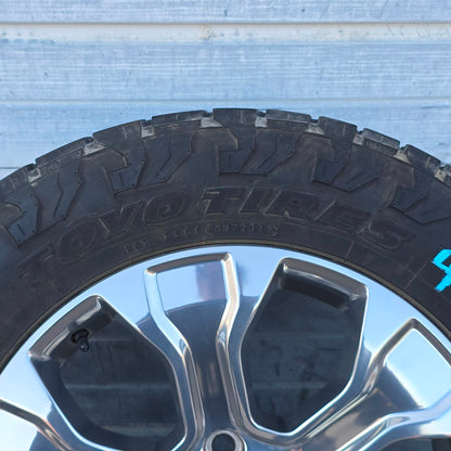 2021-2023 20" FORD F150 POLISHED WHEELS TOYO TIRES ML3Z1007LA #4498