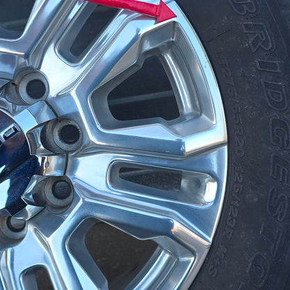 20" GMC SIERRA 2500 DENALI POLISHED WHEELS TIRES CHEVY SILVERADO 21 22 23 #4499