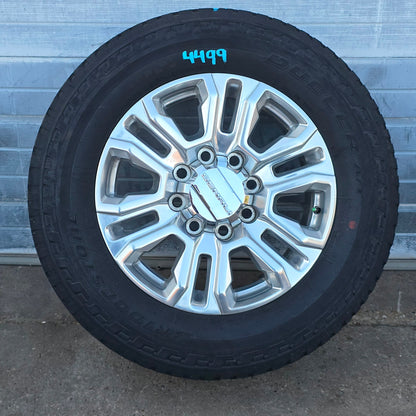 20" GMC SIERRA 2500 DENALI POLISHED WHEELS TIRES CHEVY SILVERADO 21 22 23 #4499