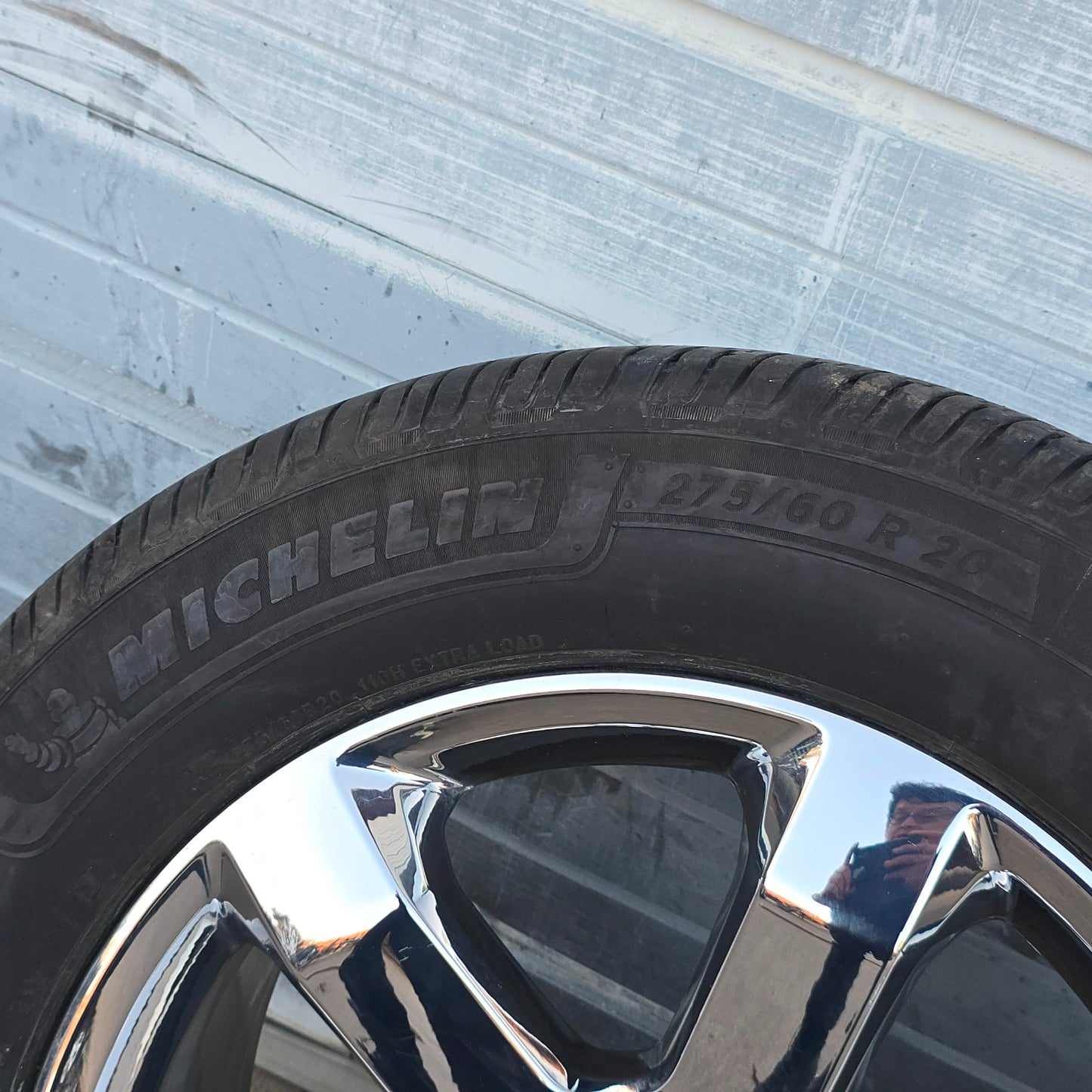 20" FORD F150 EXPEDITION CHROME WHEELS MICHELIN TIRES 2021 2022 2023 2024 #4500