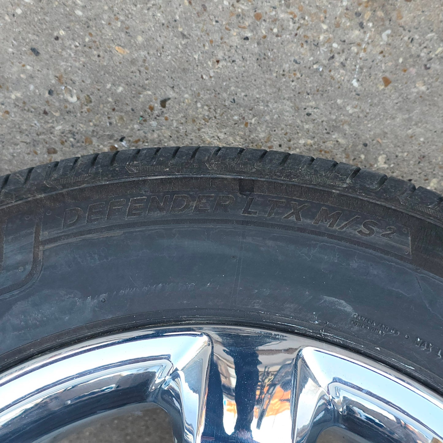 20" FORD F150 EXPEDITION CHROME WHEELS MICHELIN TIRES 2021 2022 2023 2024 #4500