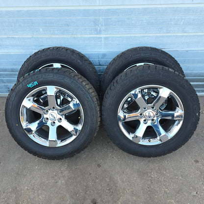 SOLD-20" FORD F150 EXPEDITION CHROME WHEELS IRONMAN TIRES 2021 2022 2023 #4501