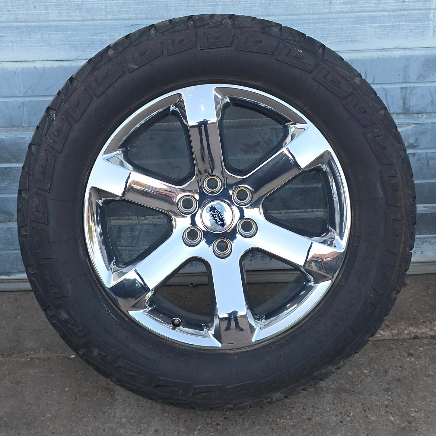 SOLD-20" FORD F150 EXPEDITION CHROME WHEELS IRONMAN TIRES 2021 2022 2023 #4501