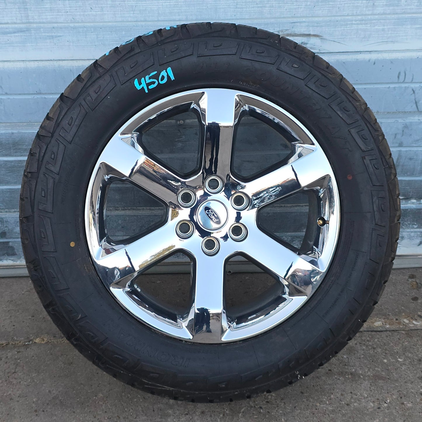 SOLD-20" FORD F150 EXPEDITION CHROME WHEELS IRONMAN TIRES 2021 2022 2023 #4501