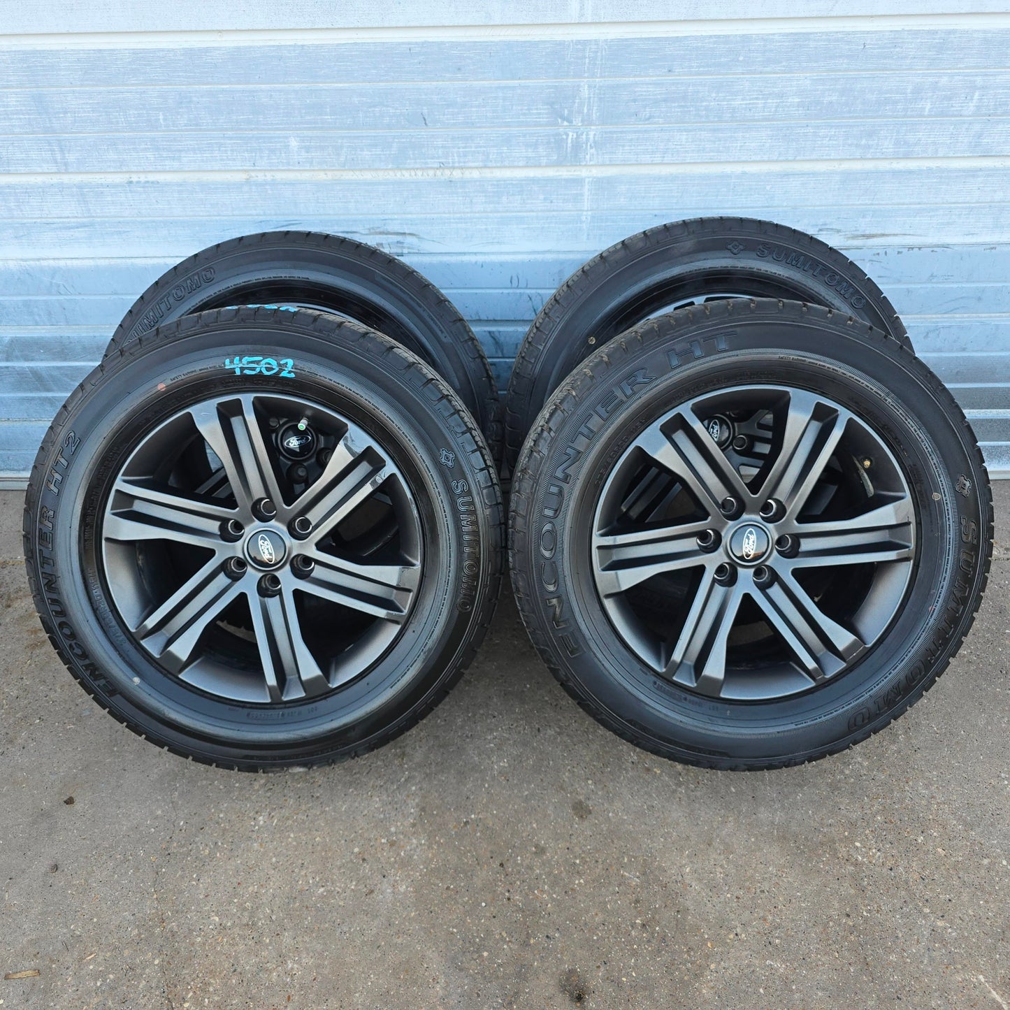 2021-2023 20" FORD F150 DARK GREY WHEELS TIRES ML3Z1007GA #4502