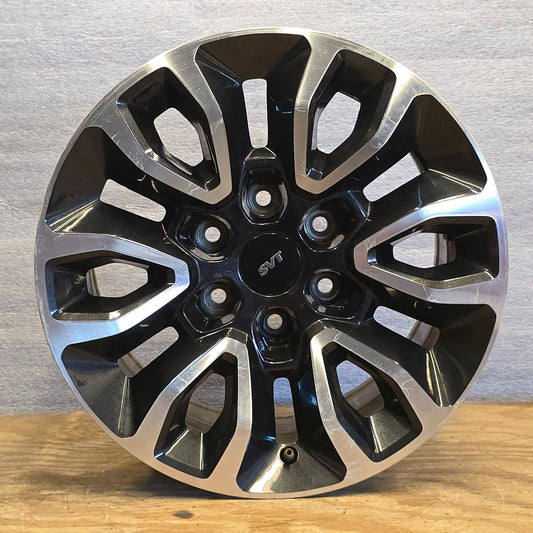 1)12-14 17" FORD F150 RAPTOR BLACK OEM 6x135 WHEEL RIM CL3V-1007-AA #12687