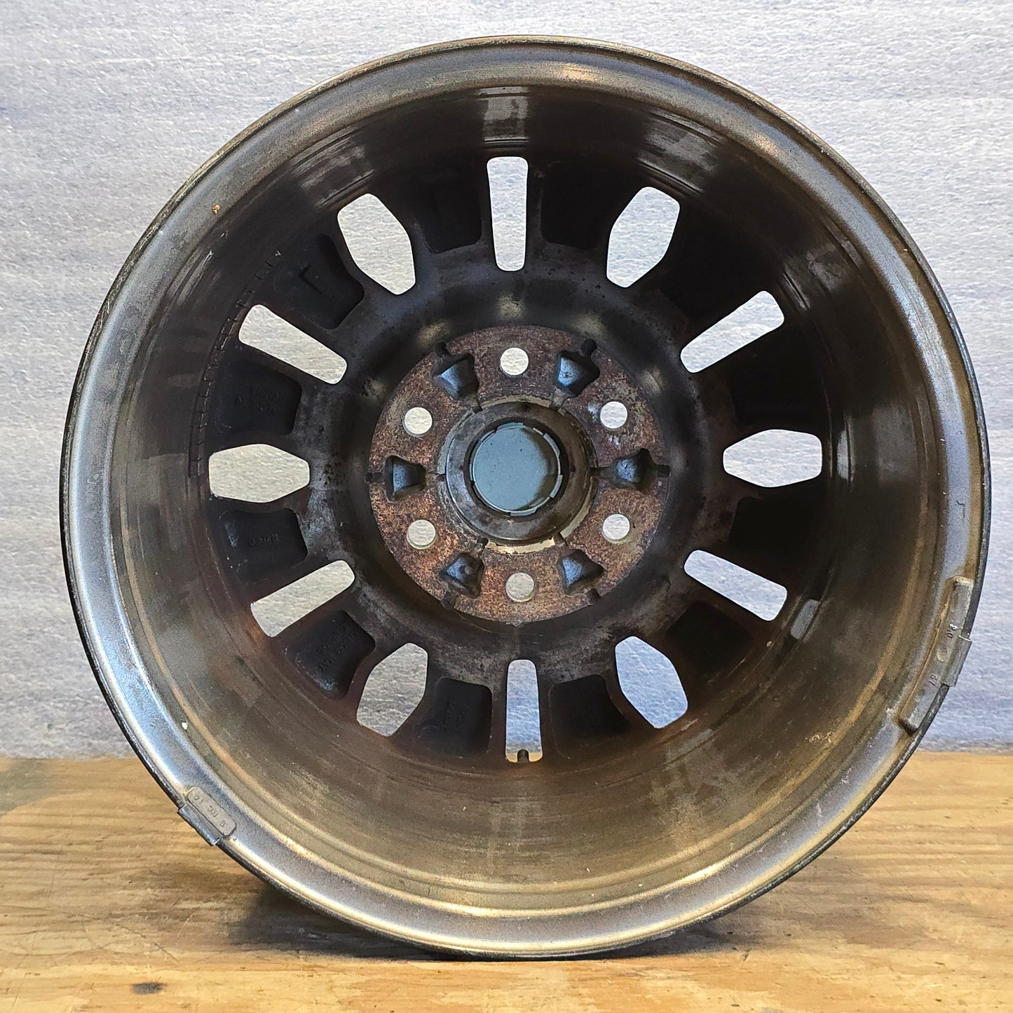 1)12-14 17" FORD F150 RAPTOR BLACK OEM 6x135 WHEEL RIM CL3V-1007-AA #12687