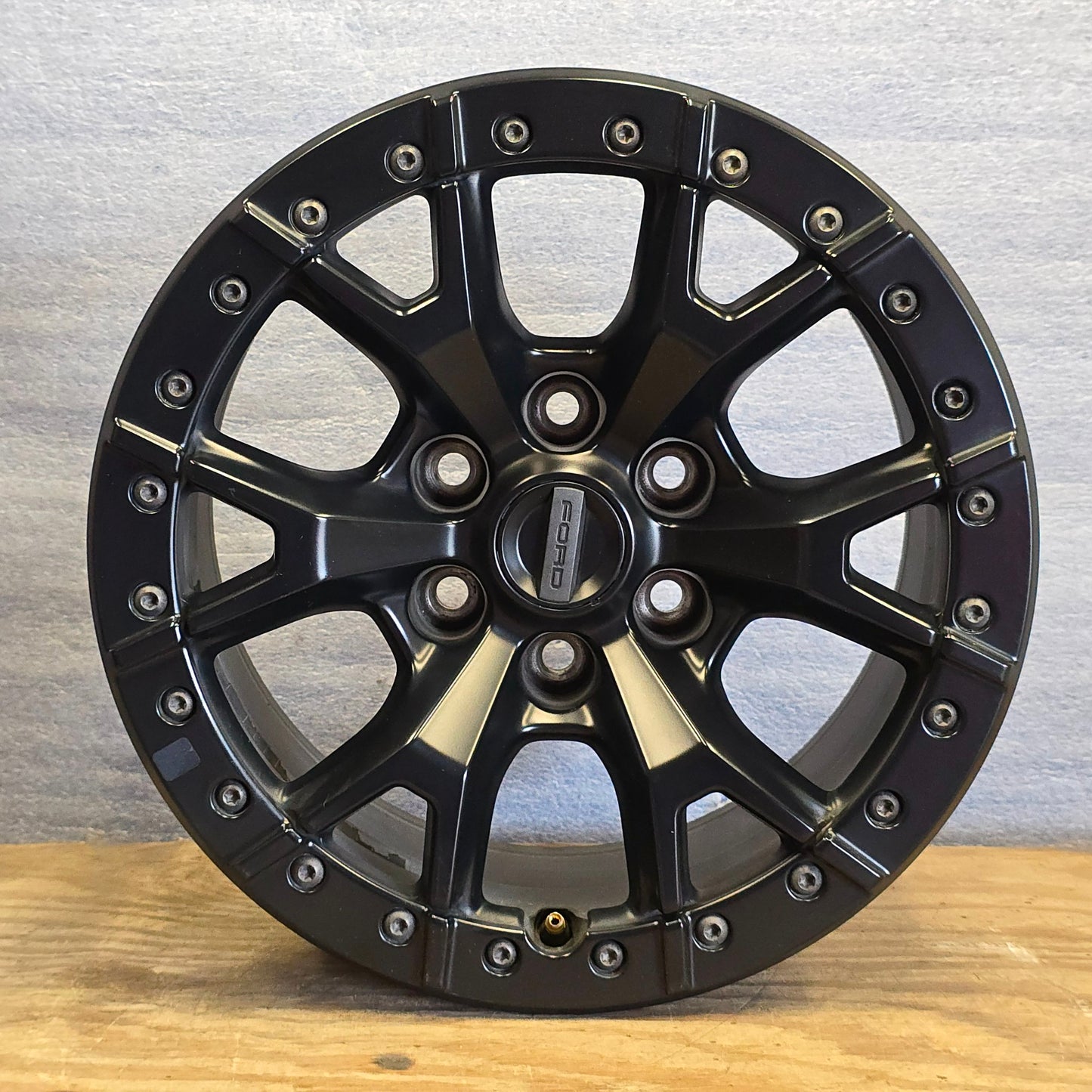 21 22 23 17" FORD F150 RAPTOR BLACK BEADLOCK WHEEL RIM ML3V-1007-BA #4508