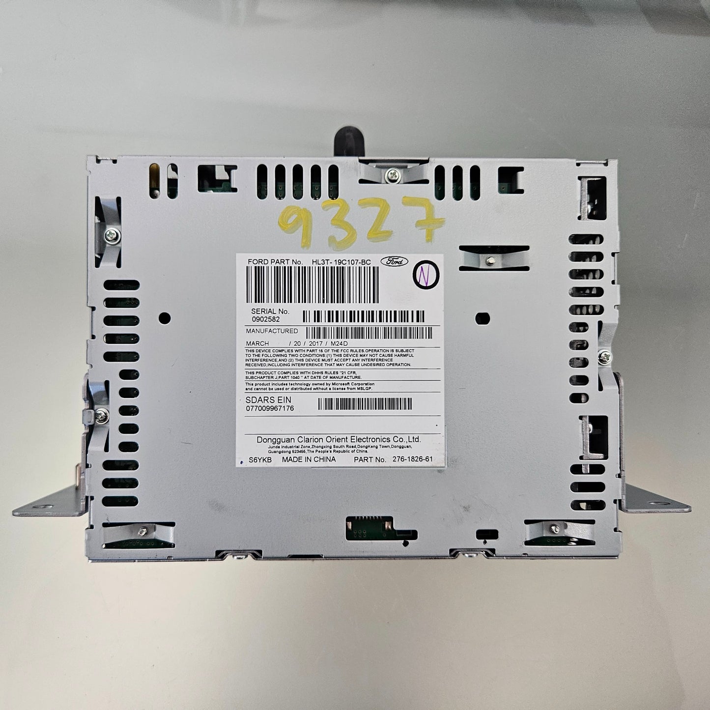 201-2018  FORD F150 RADIO STEREO CD DISK PLAYER READER OEM HL3T-19C107-BC #3026