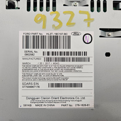 201-2018  FORD F150 RADIO STEREO CD DISK PLAYER READER OEM HL3T-19C107-BC #3026