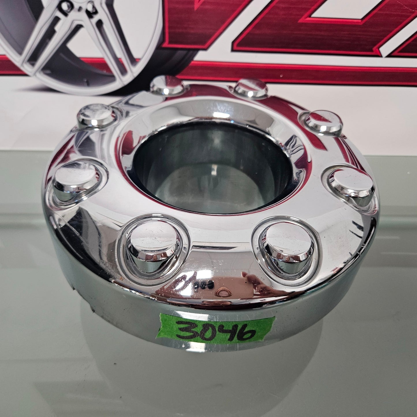 2017-2020 OEM FORD F450 KING RANCH CHROME REAR CENTER CAP HC3C1A096NB #3046