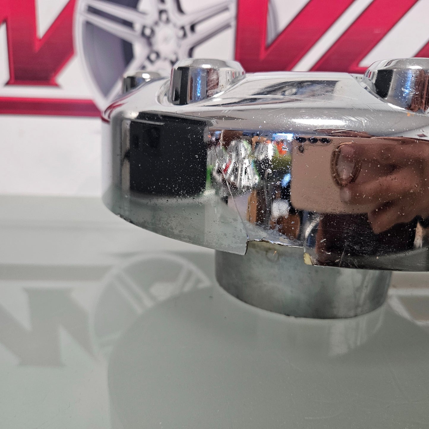 2017-2020 OEM FORD F450 KING RANCH CHROME REAR CENTER CAP HC3C1A096NB #3046