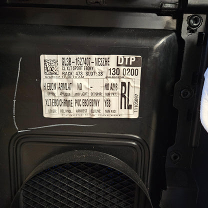 2015-2020 FORD F150 SUPERCREW REAR LEFT DRIVER DOOR PANEL BLACK SPORT 3078
