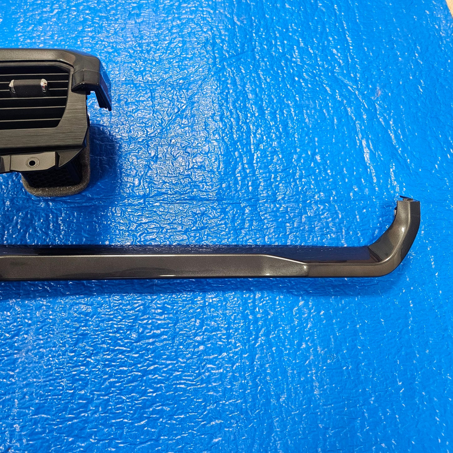 2021-2025 FORD F150 SPORT DARK ANO BLACK DASH TRIM MOLDING PUSH START VENT #3356