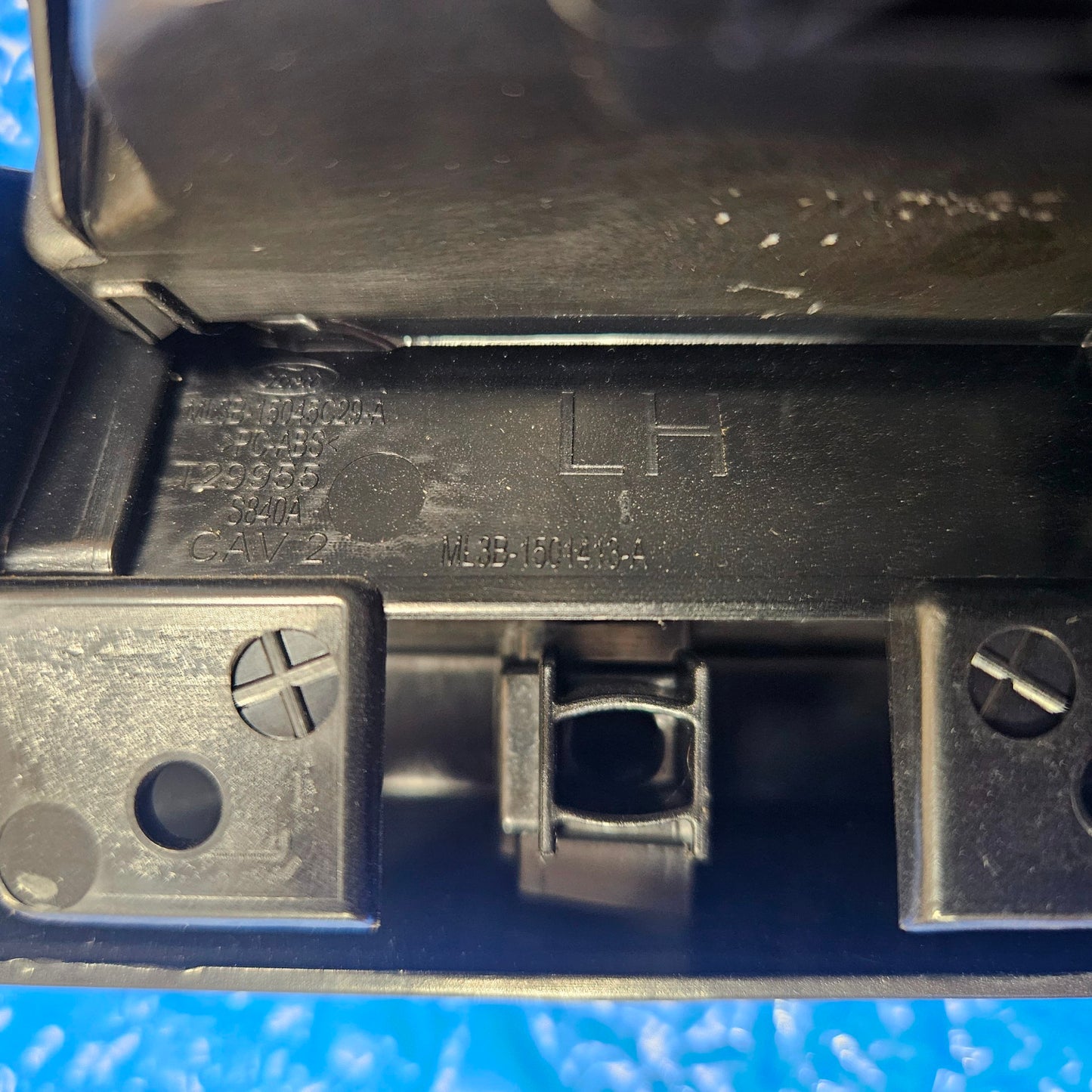 2021-2025 FORD F150 SPORT DARK ANO BLACK DASH TRIM MOLDING PUSH START VENT #3356