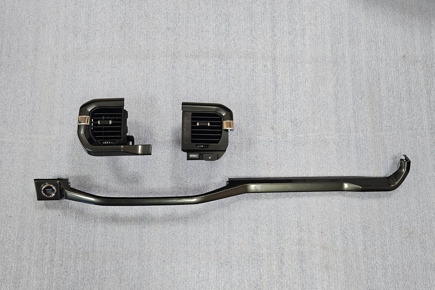 2021-2025 FORD F150 SPORT DARK GRAY DASH TRIM MOLDING PUSH START VENT #3368