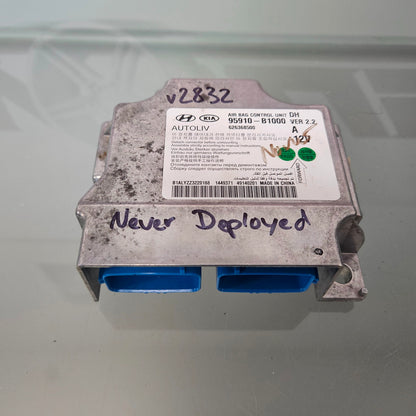 2015-2016 GENESIS G80 SRS CONTROL MODULE OEM 95910-B1000 #3383