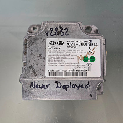 2015-2016 GENESIS G80 SRS CONTROL MODULE OEM 95910-B1000 #3383