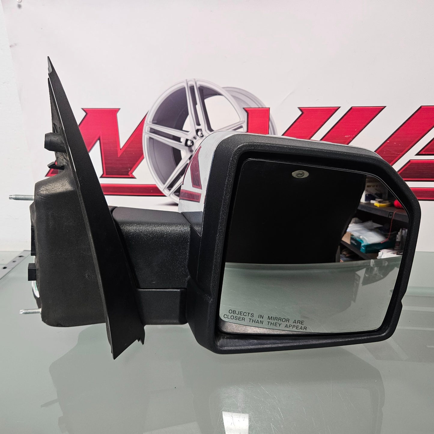 2015-2017 FORD F150 RIGHT PASSENGER MIRROR BLIND SPOT POWER FOLD CAMERA #3414