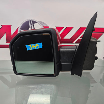 2015-2020 FORD F150 LEFT DRIVER MIRROR BLIND SPOT POWER FOLD CAMERA #3415