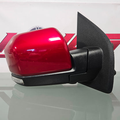 2015-2020 FORD F150 RIGHT PASSENGER MIRROR BLIND SPOT POWER FOLD CAMER RED #3416