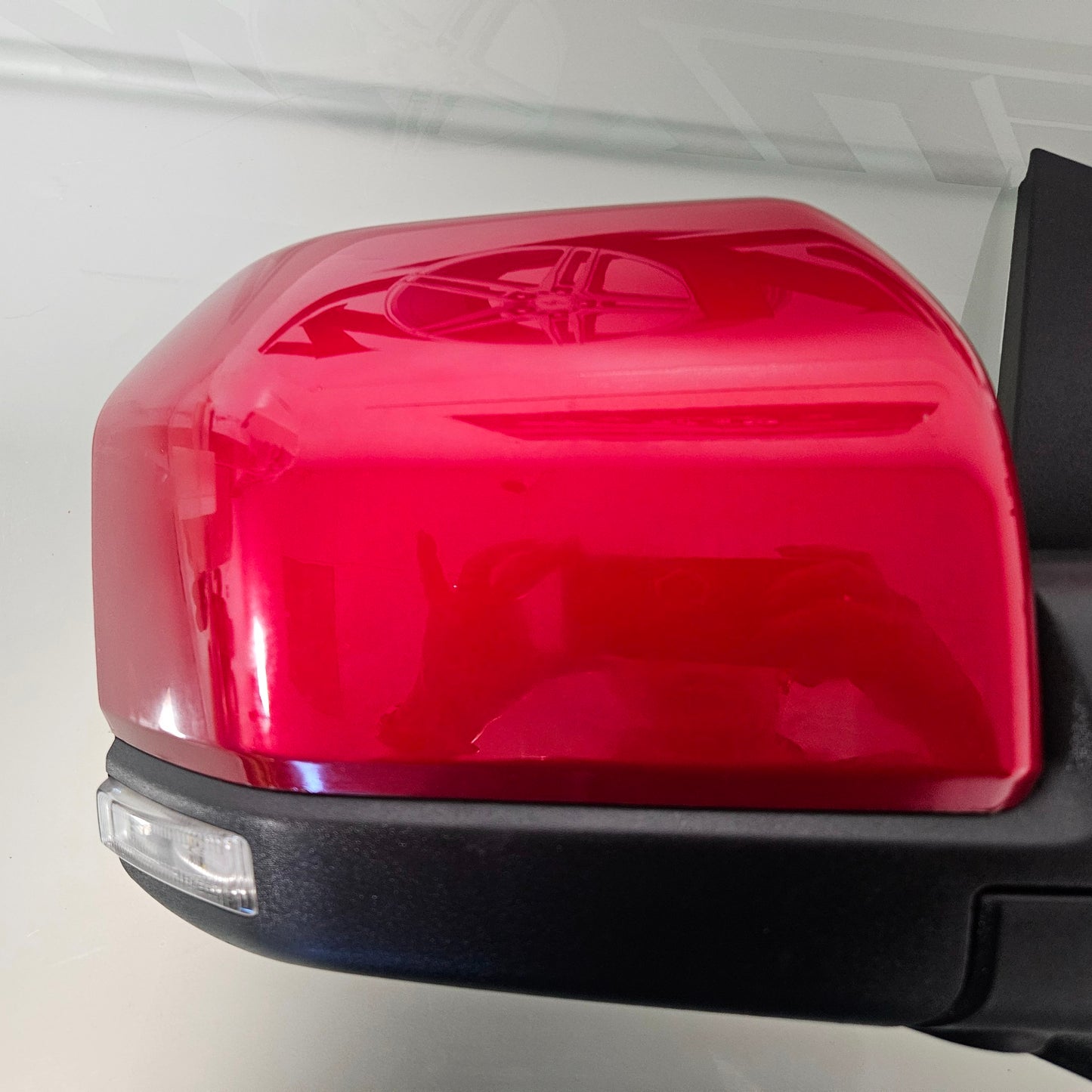 2015-2020 FORD F150 RIGHT PASSENGER MIRROR BLIND SPOT POWER FOLD CAMER RED #3416