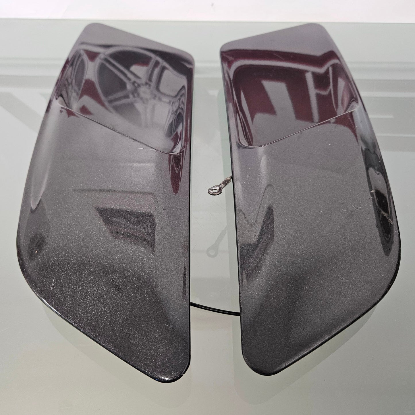 2015-2017 FORD MUSTANG LEFT RIGHT HOOD SCOOP VENT GRILLE COVER LED LIGHT #3428