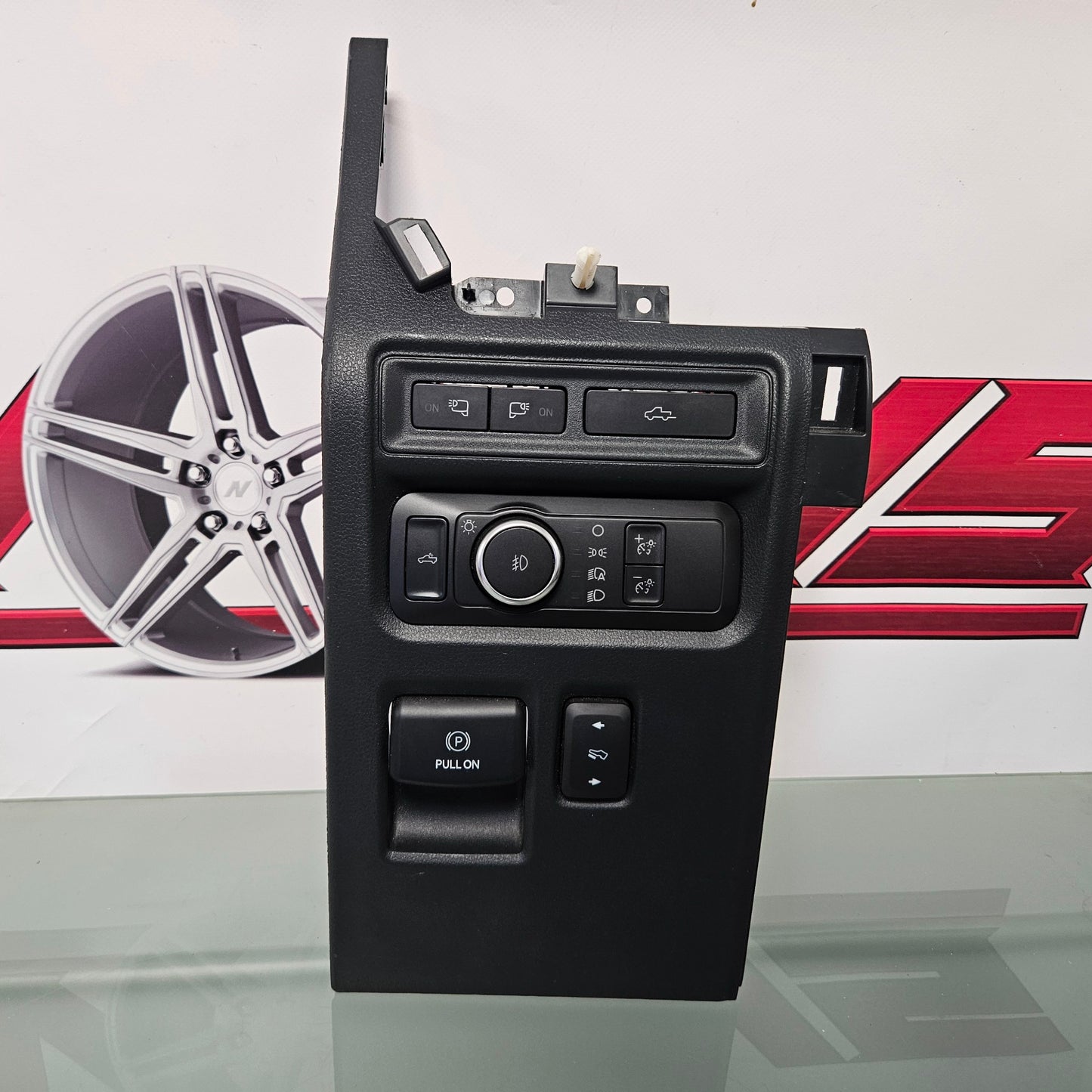 2021-2024 FORD F150 HEADLIGHT SWITCH HEADLAMP CONTROL PANEL BLACK TRIM #3451