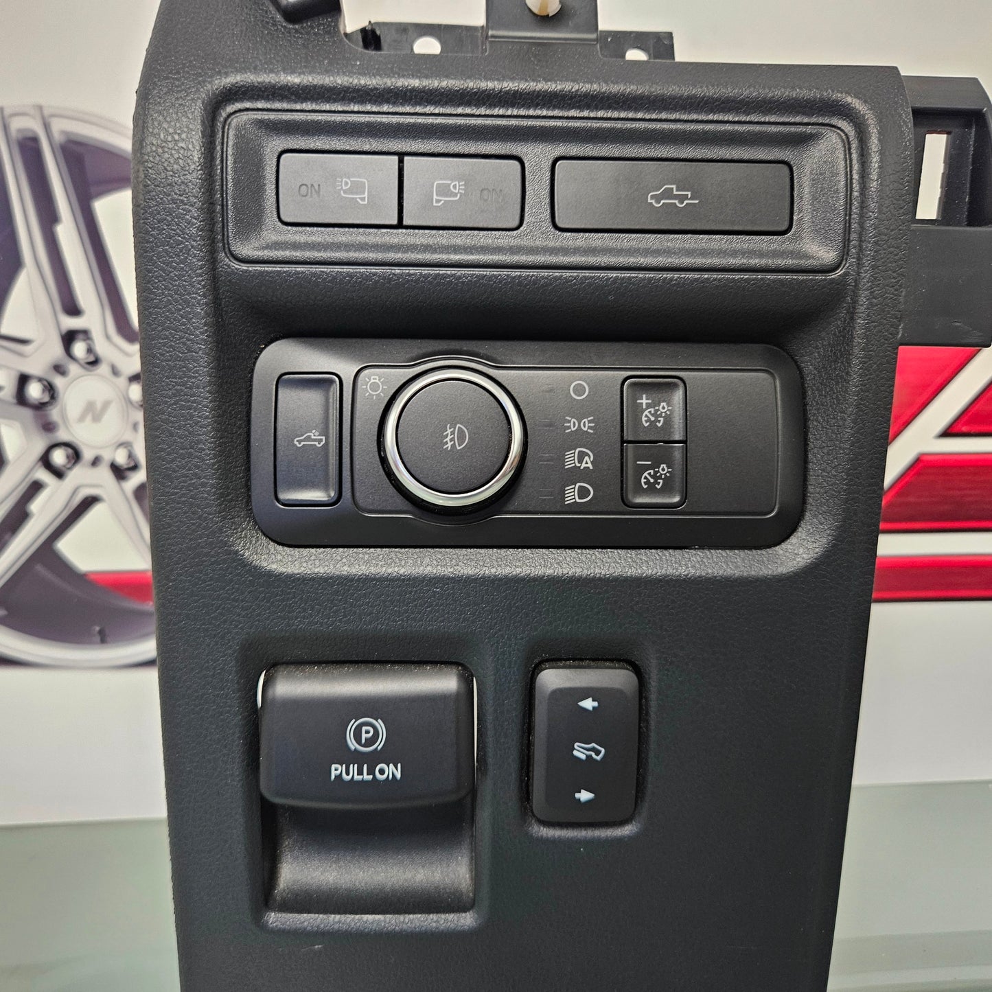 2021-2024 FORD F150 HEADLIGHT SWITCH HEADLAMP CONTROL PANEL BLACK TRIM #3451