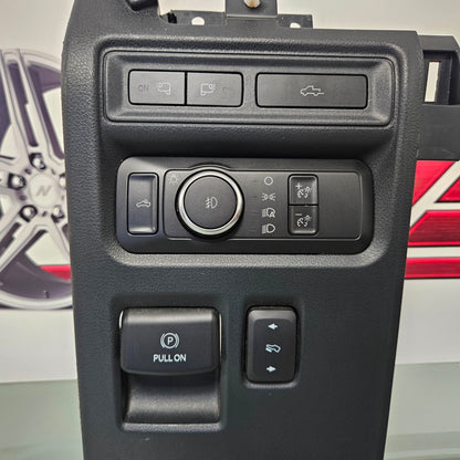 2021-2024 FORD F150 HEADLIGHT SWITCH HEADLAMP CONTROL PANEL BLACK TRIM #3451