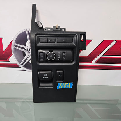 2021-2024 FORD F150 HEADLIGHT SWITCH HEADLAMP CONTROL PANEL BLACK TRIM #3451
