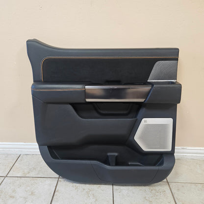 2021-2025 FORD PLATINUM F150 REAR DOOR PANEL LEFT DRIVER BLACK 22 23 24 #3508