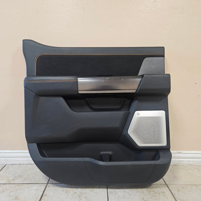 2021-2025 FORD PLATINUM F150 REAR DOOR PANEL LEFT DRIVER BLACK 22 23 24 #3508