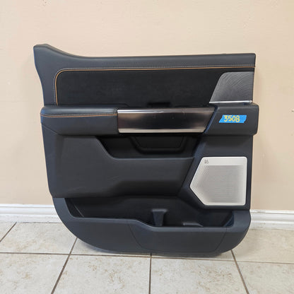 2021-2025 FORD PLATINUM F150 REAR DOOR PANEL LEFT DRIVER BLACK 22 23 24 #3508