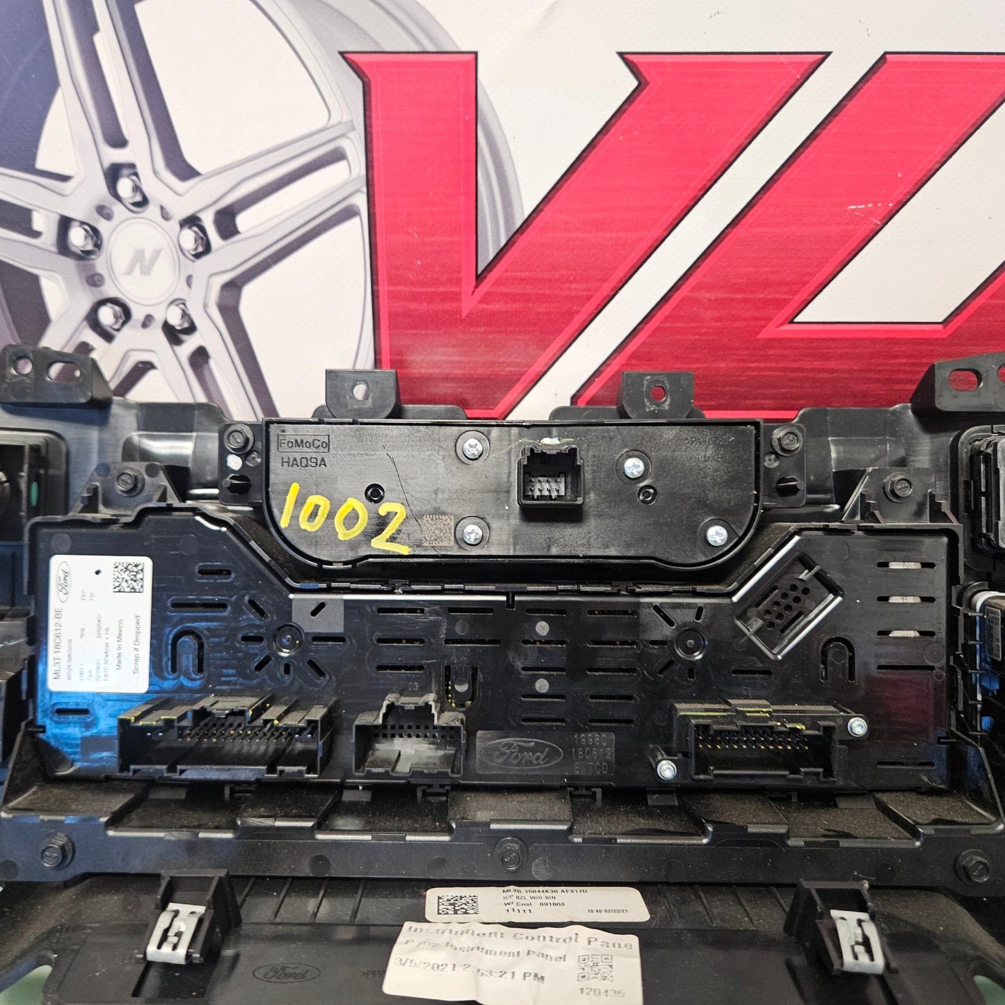2021-2025 FORD F150 DASH PANEL A/C CLIMATE CONTROL RADIO CONTROL OEM 23 #3517