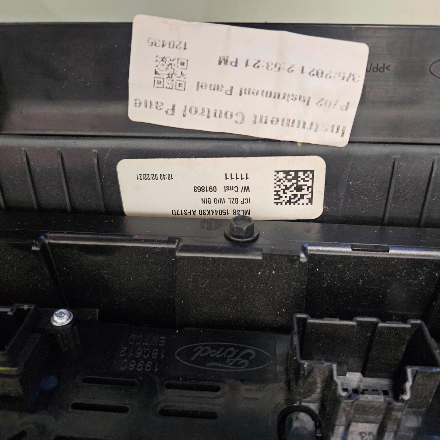 2021-2025 FORD F150 DASH PANEL A/C CLIMATE CONTROL RADIO CONTROL OEM 23 #3517