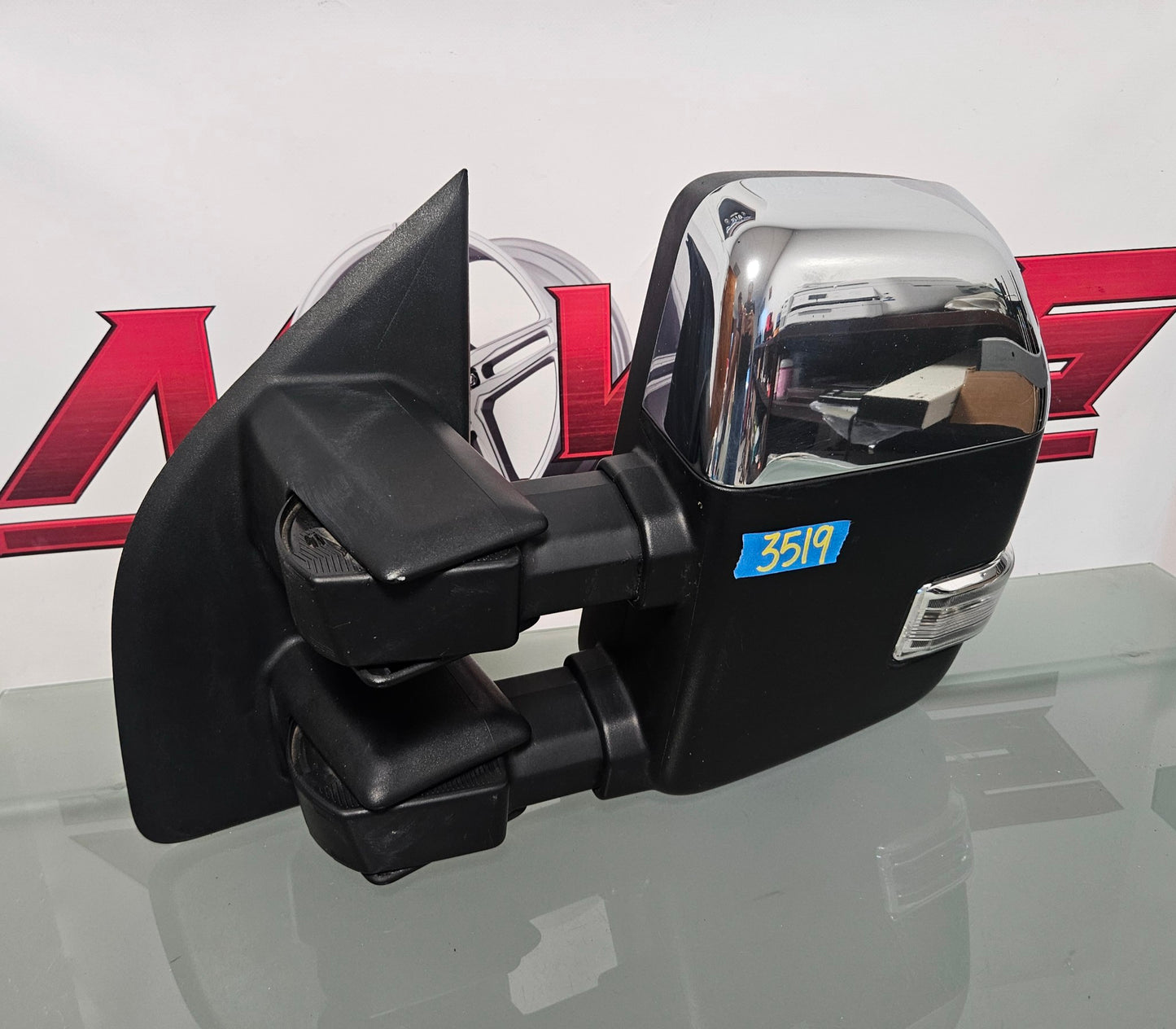 17 18 19 20 21 22  FORD F250 F350 SUPER DUTY LEFT DRIVER MIRROR OEM CAMERA #3519