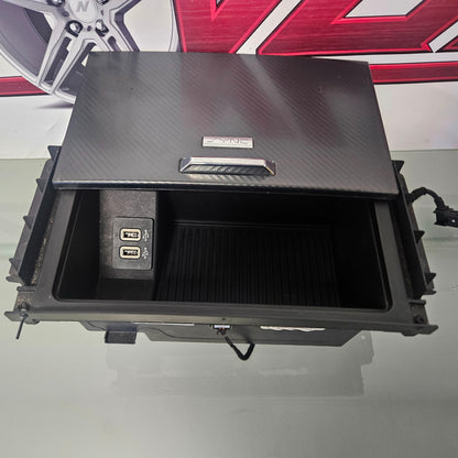 2015-2020 FORD F150 CENTER CONSOLE LID TRAY COVER USB PORT FL3B-15045P77-A #3633