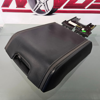 2015-2020 FORD F150 BLACK FRONT CENTER CONSOLE STORAGE ARMREST LID OEM #3638