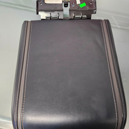2015-2020 FORD F150 BLACK FRONT CENTER CONSOLE STORAGE ARMREST LID OEM #3638