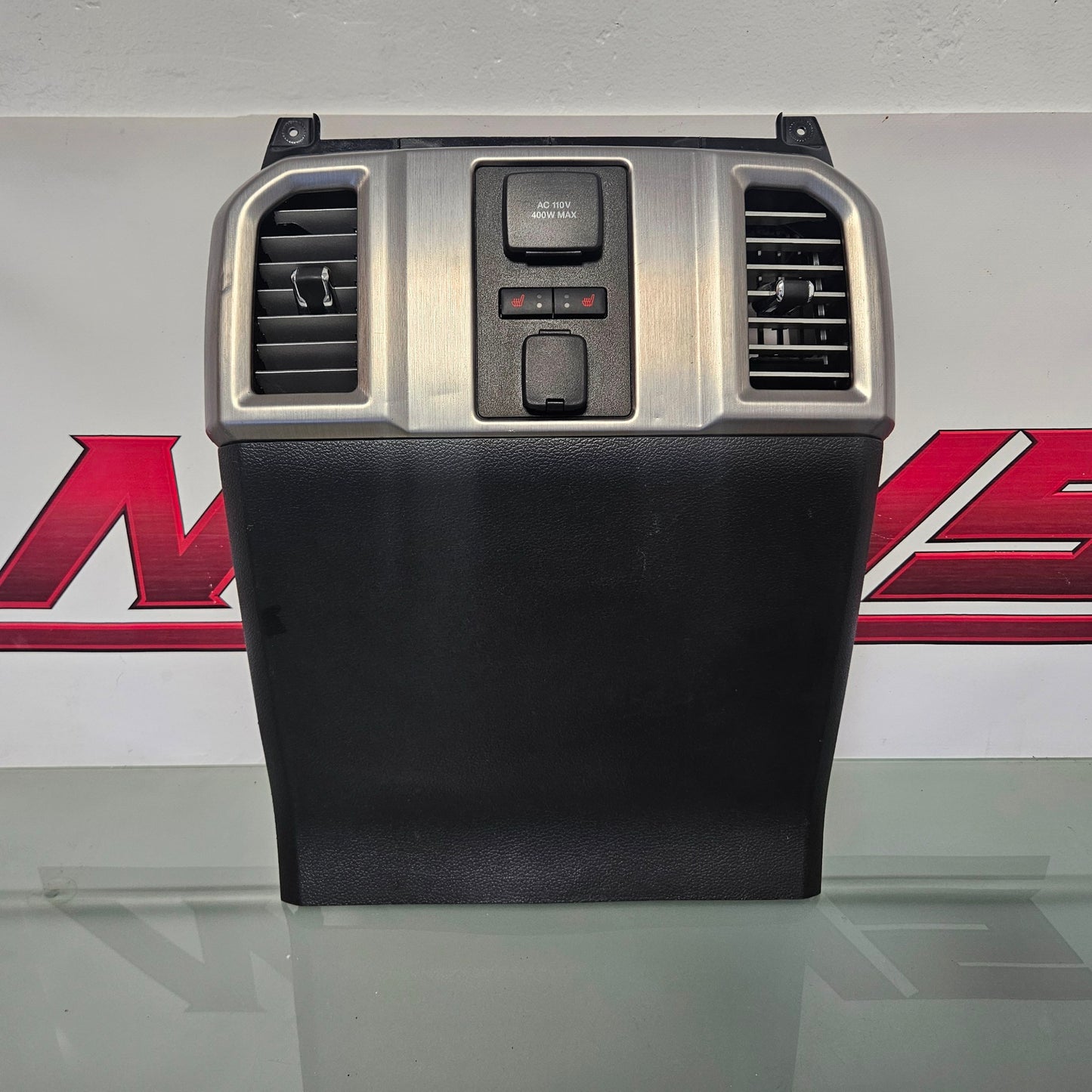 2015-2020 FORD F150 CENTER CONSOLE PLATINUM REAR BACK TRIM COVER A/C PANEL #3640