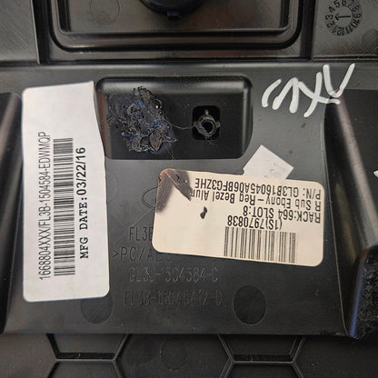 2015-2020 FORD F150 CENTER CONSOLE PLATINUM REAR BACK TRIM COVER A/C PANEL #3640