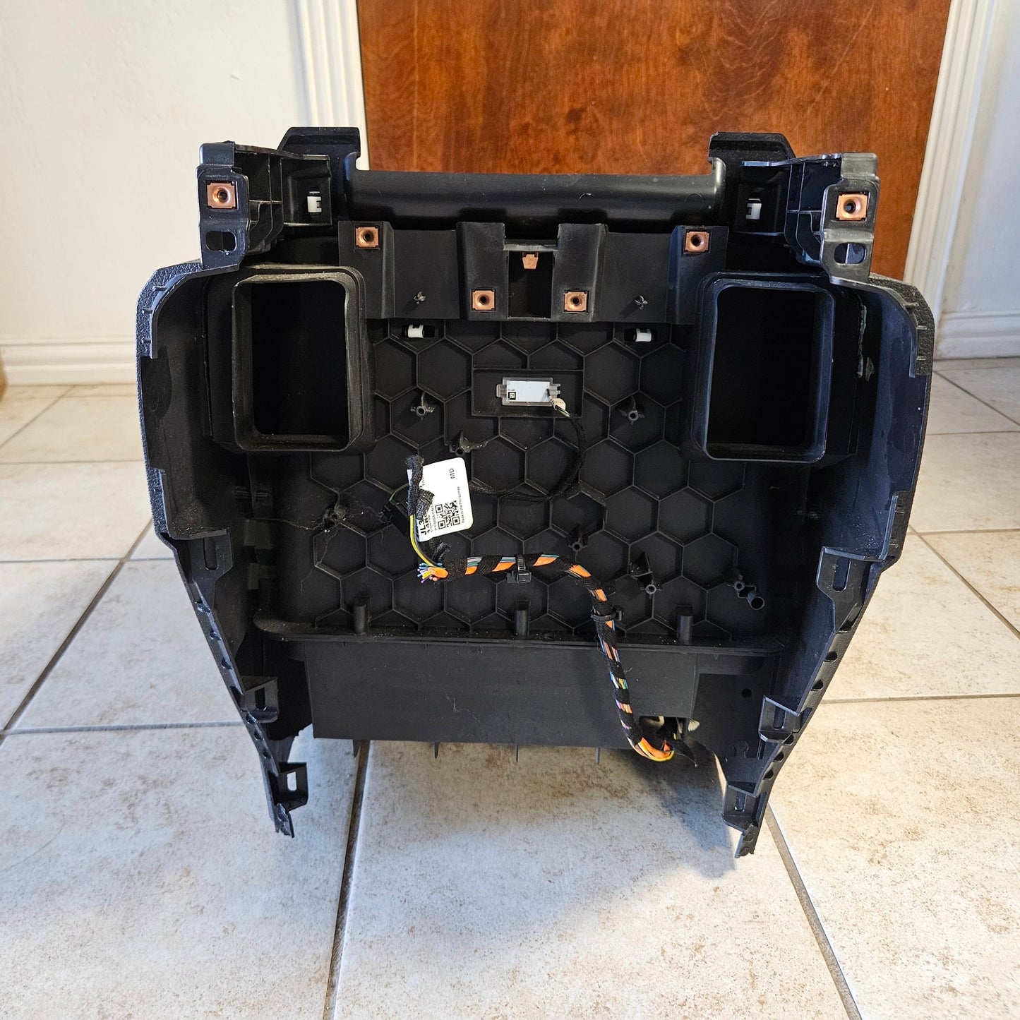 2015-2020 FORD F150 CENTER CONSOLE BASE FRAME BODY BLACK OEM #3647