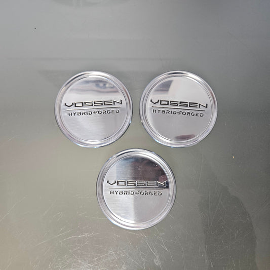 3 VOSSEN WHEELS HYBRID FORGED CENTER CAPS HF6 HFX VFS #3652
