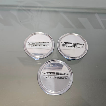 3 VOSSEN WHEELS HYBRID FORGED CENTER CAPS HF6 HFX VFS #3652