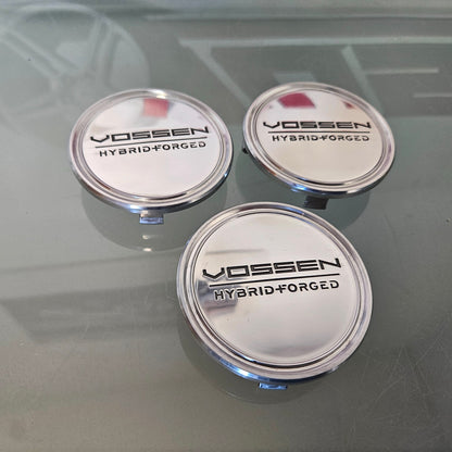 3 VOSSEN WHEELS HYBRID FORGED CENTER CAPS HF6 HFX VFS #3652
