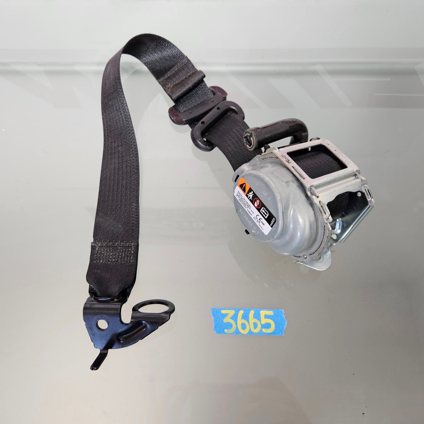 2021-2025 FORD F150 REAR LEFT DRIVER SEAT BELT RETRACTOR BLACK #3665